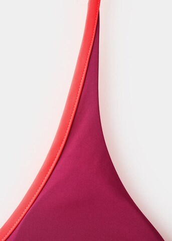 MANGO TEEN Triangle Bikini 'Carla' in Pink