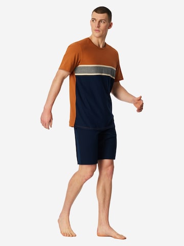 SCHIESSER Shorty ' Casual Nightwear ' in Blau