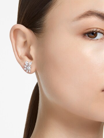 Swarovski Earrings in Silver: front