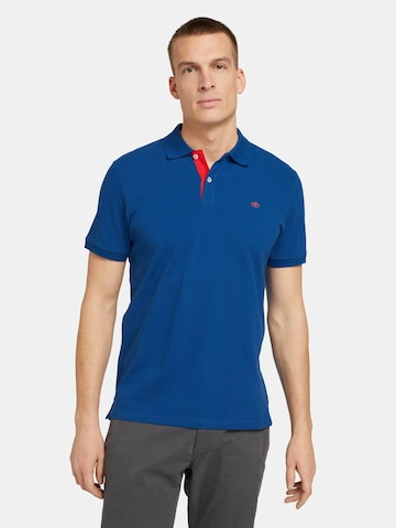 TOM TAILOR Poloshirt in Blau: predná strana