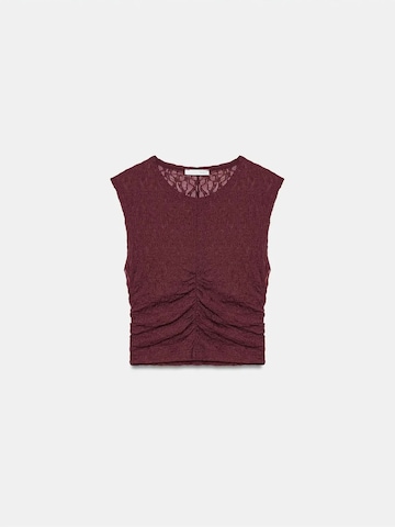 Dilvin - Blusa em vermelho: frente