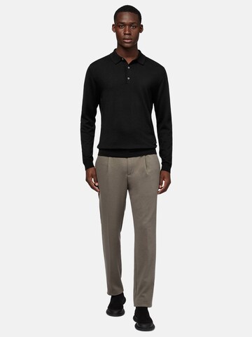 Boggi Milano Regular Pleat-front trousers in Grey