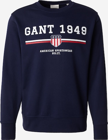 Felpa di GANT in blu: frontale