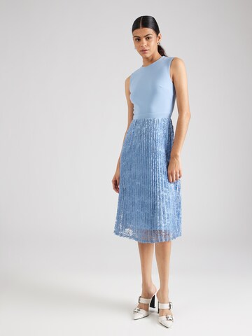 Skirt & Stiletto Cocktail Dress 'ANTONIA' in Blue: front