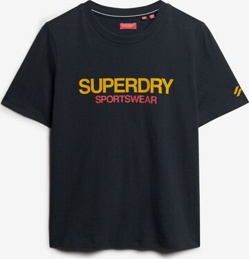 T-shirt Superdry en bleu : devant