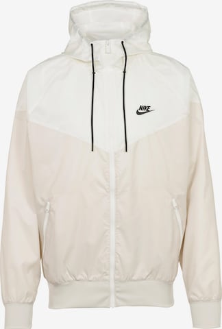 Nike Sportswear Φθινοπωρινό και ανοιξιάτικο μπουφάν 'Windrunner' σε μπεζ: μπροστά