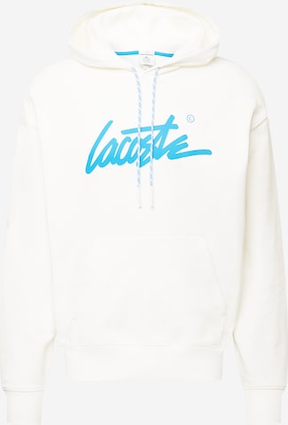 Lacoste LIVE Sweatshirt in Weiß: predná strana