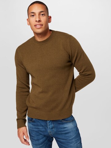 Samsøe Samsøe Sweater 'SYLLI' in Brown: front