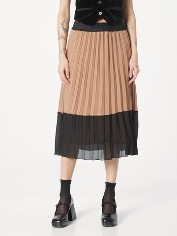 SAINT TROPEZ Skirt 'Trista' in Brown: front