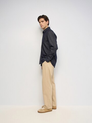 Salsa Jeans Regular fit Overhemd in Blauw