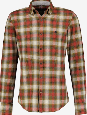 LERROS Regular fit Button Up Shirt in Brown: front