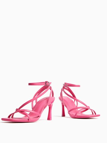 Bershka Sandale in Pink