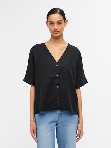 OBJECT - Blusa 'TILDA' em preto