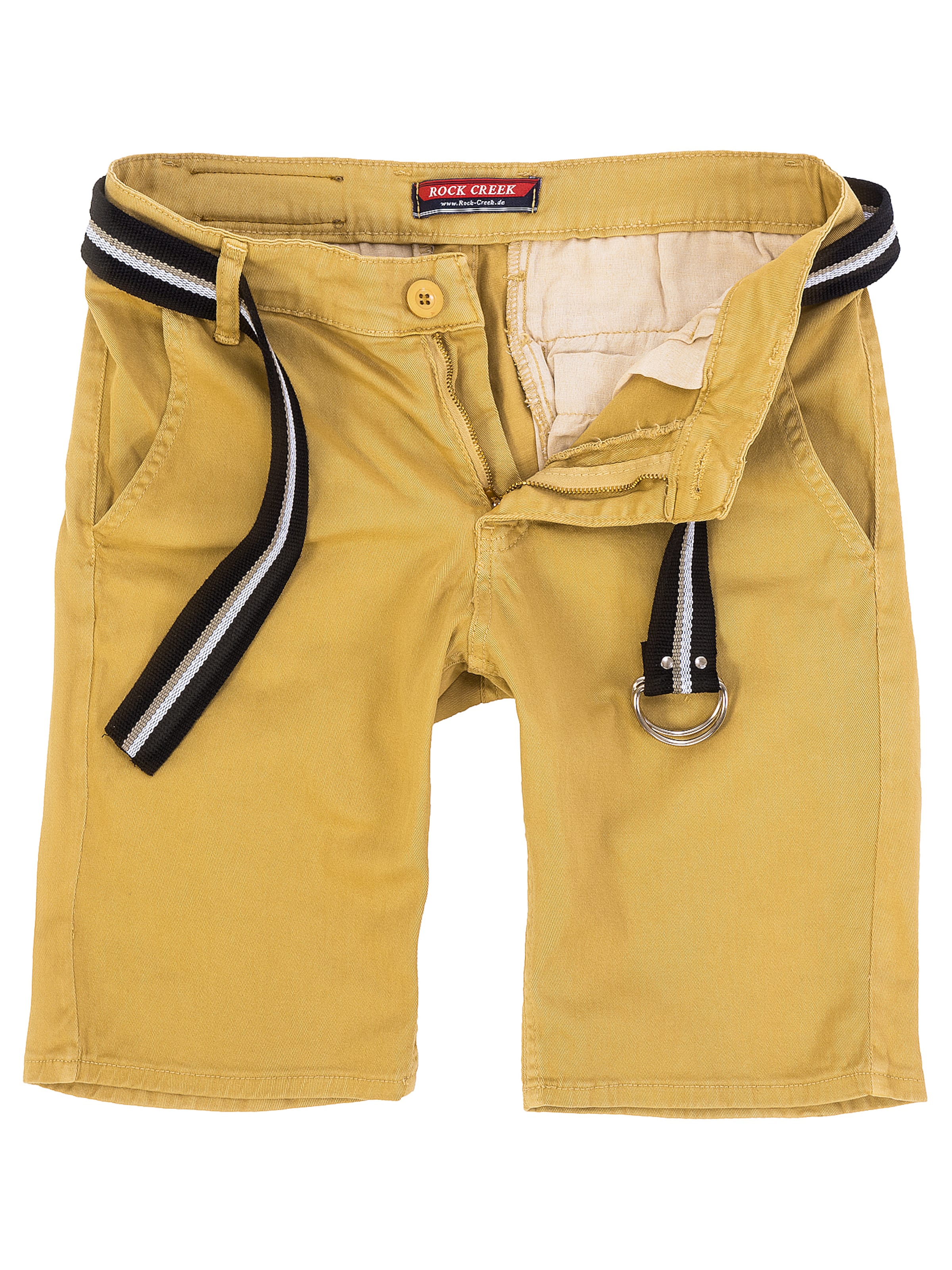 Rock Creek Shorts in Gelb: Vorderseite
