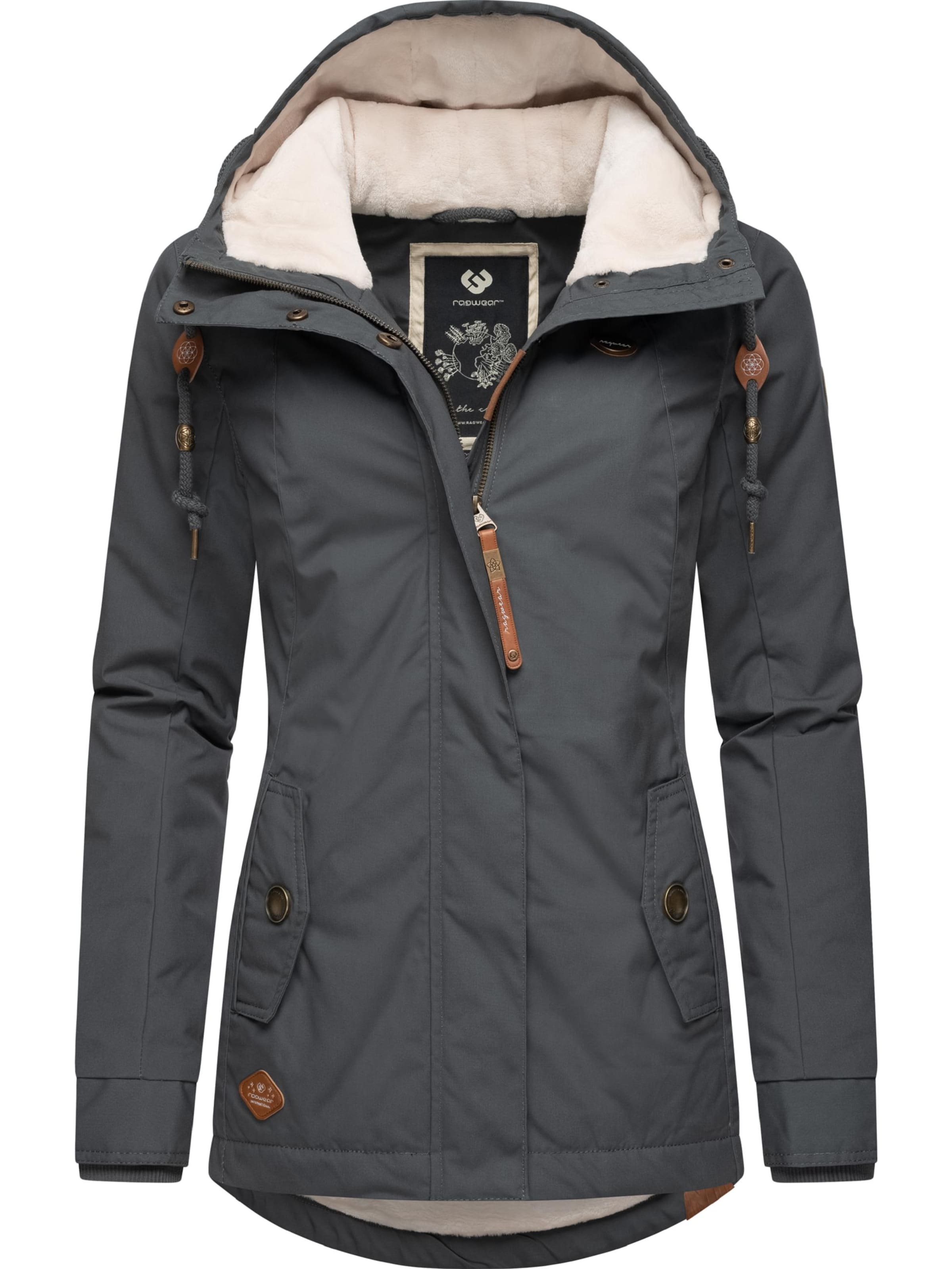 Giacca invernale 'Monade' di Ragwear in grigio: frontale