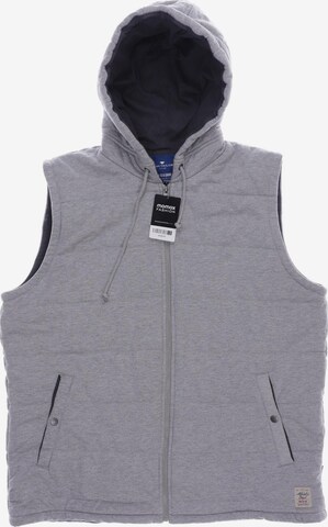 TOM TAILOR Vest in XXXL in Grey: front