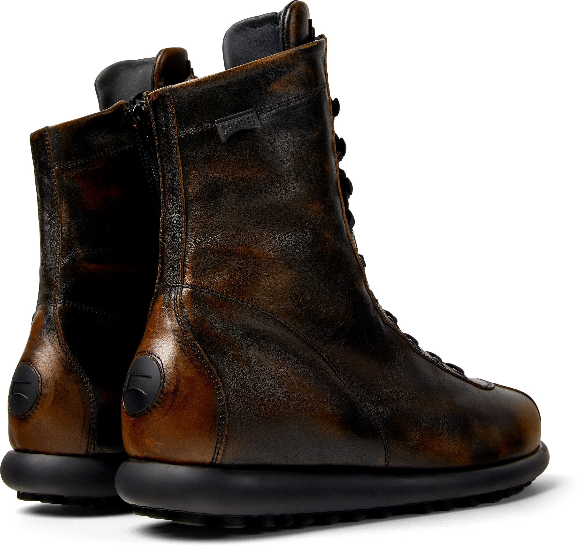 CAMPER Schnürstiefel 'Pelotas Ariel' in Braun