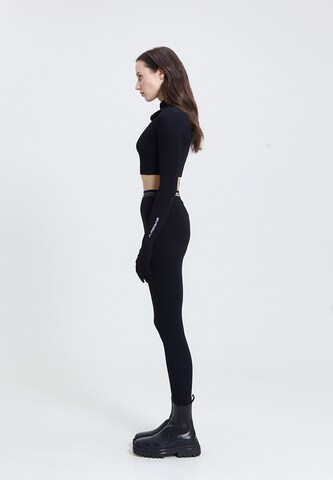 MONOSUIT Crop-Top in Schwarz