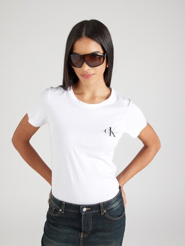 Maglietta di Calvin Klein Jeans in nero: frontale