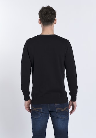 DENIM CULTURE Sweater ' TITO ' in Black