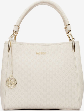 Kazar Handbag in White: front