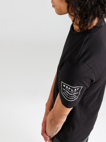 REPLAY T-Shirt in Schwarz