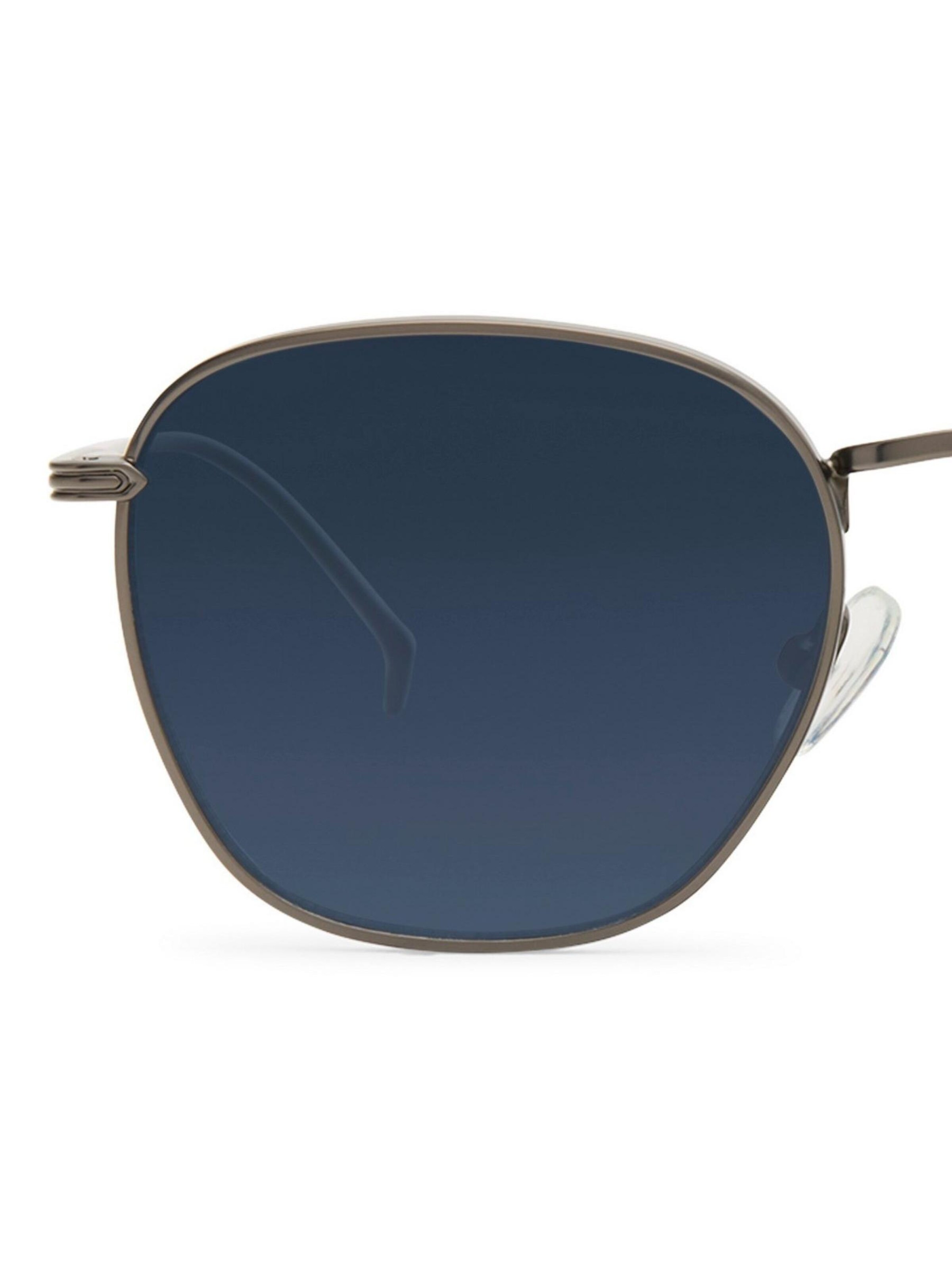 Lunettes de soleil 'Solo-Solis Modern Panto Sonnenbrille' Maxte en bleu