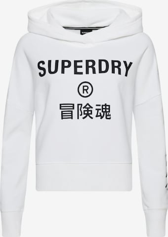 Superdry Sweatshirt i hvit: forside