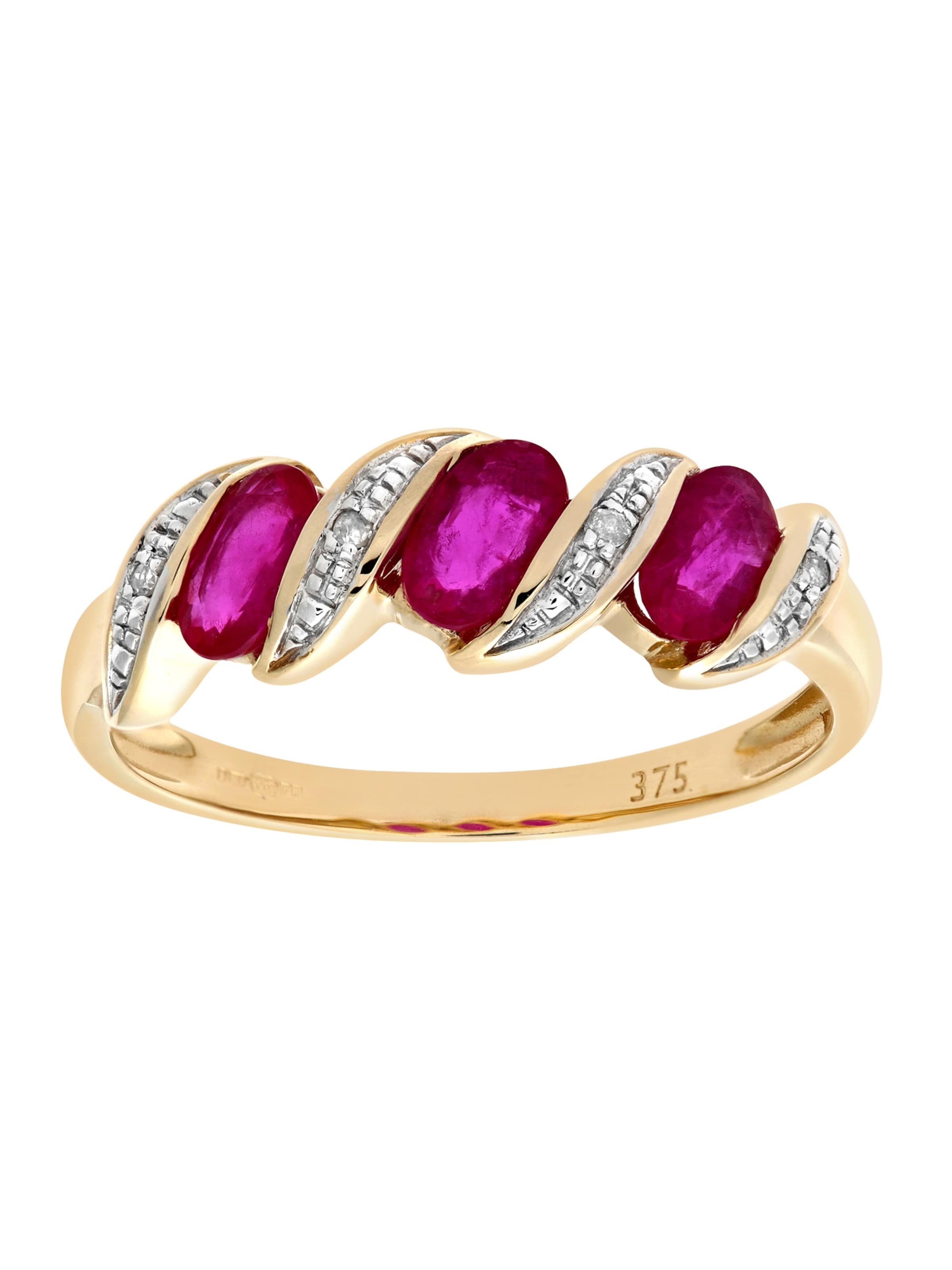 DIAMANT LETERNEL Ring in Gold: front