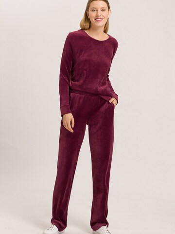 Regular Pantalon ' Favourites ' Hanro en rouge