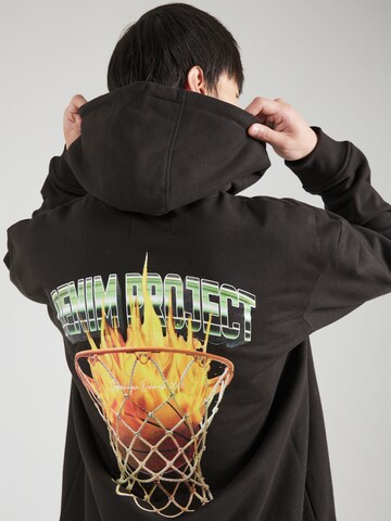 Denim Project Sweatshirt 'BASKET' in Schwarz