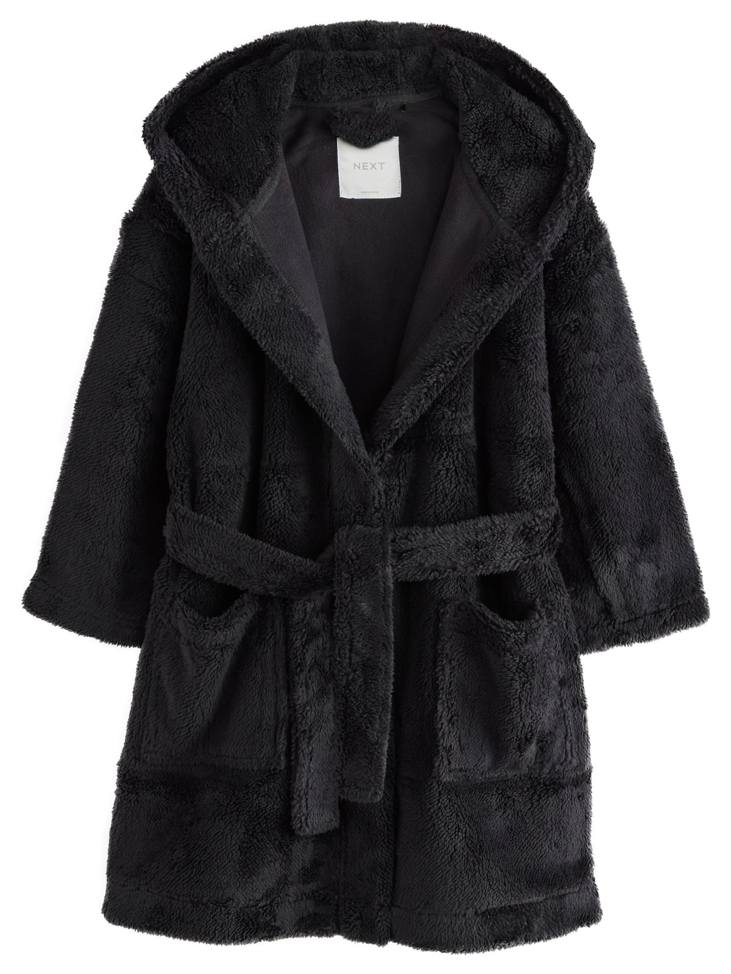 Next Hommikumantel, värv must: eest vaates