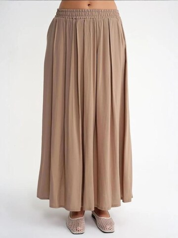MixRay Skirt in Beige: front