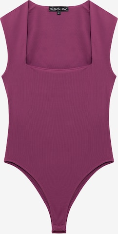 No Matter What Shirt bodysuit in Purple: front