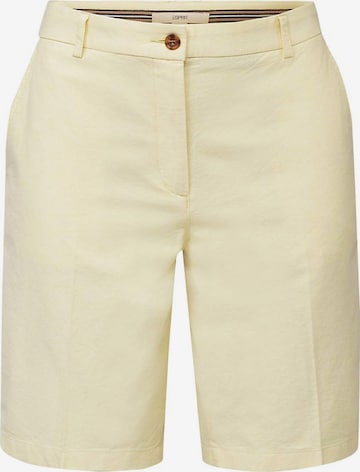 ESPRIT Shorts in Gelb: front