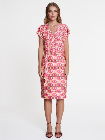 Ana Alcazar Jurk 'Wibara' in Roze: voorkant