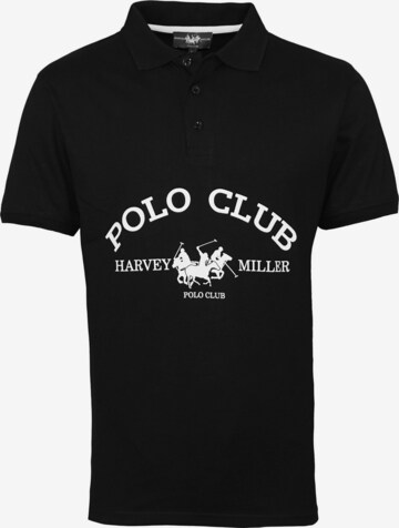 HARVEY MILLER Poloshirt in Schwarz: predná strana