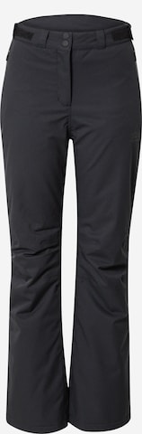 SOS Black Snow Štandardný strih Outdoorové nohavice 'Valley' - Čierna: predná strana
