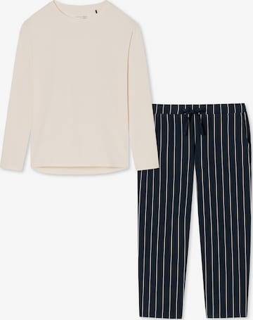 SCHIESSER Pyjama 'Cotton' in Gemengde kleuren: voorkant