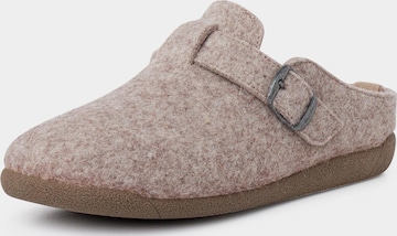 Pisamonas - Zapatillas de casa en beige: frente
