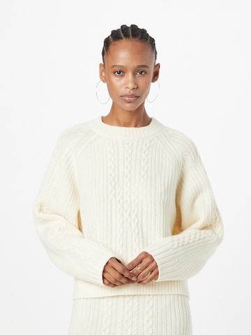 WEEKDAY Sweater 'Jill' in White: front