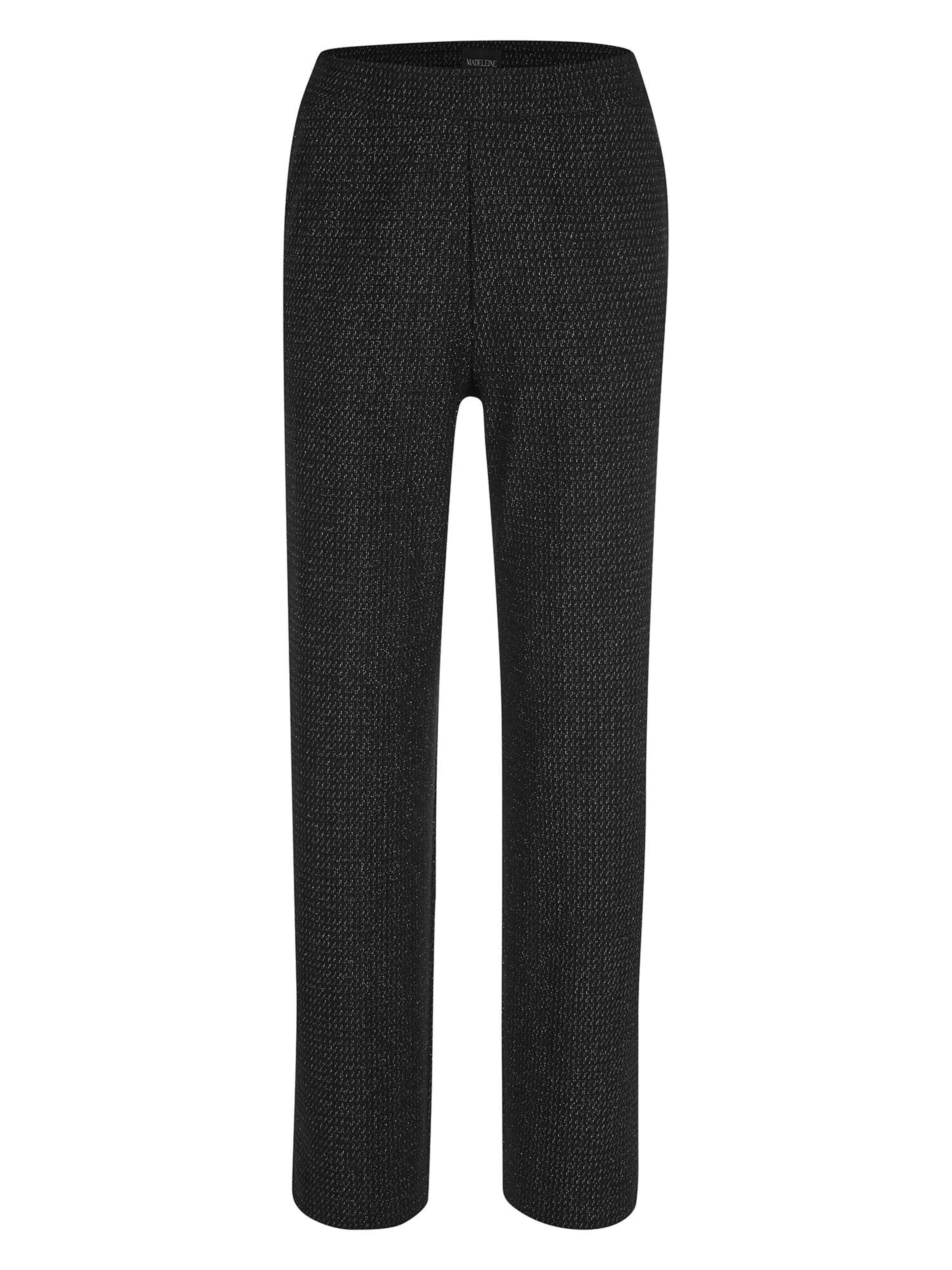 Effilé Pantalon MADELEINE en noir : devant