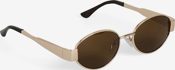 PIECES - Gafas de sol 'PCGEMMA' en oro: frente