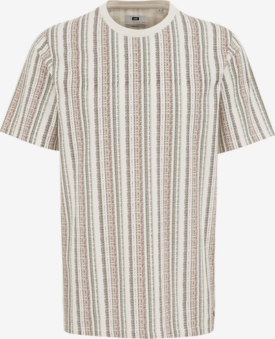 WE Fashion Majica u maslinasta / pastelno zelena / crvena / bijela, Pregled proizvoda