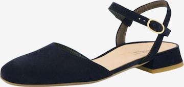 Escarpins à bride arrière Paul Green en bleu : devant