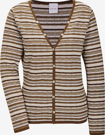 Cardigan MADELEINE en marron : devant