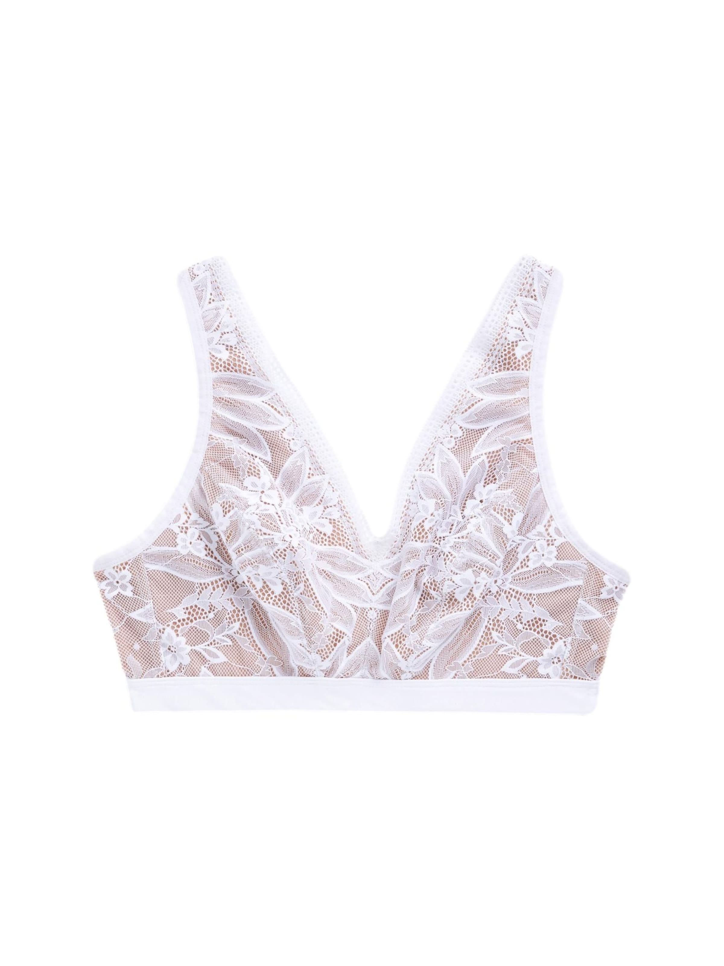 Next Bra in White: front