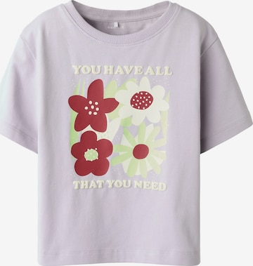 T-Shirt 'NMFHENISA' NAME IT en violet : devant