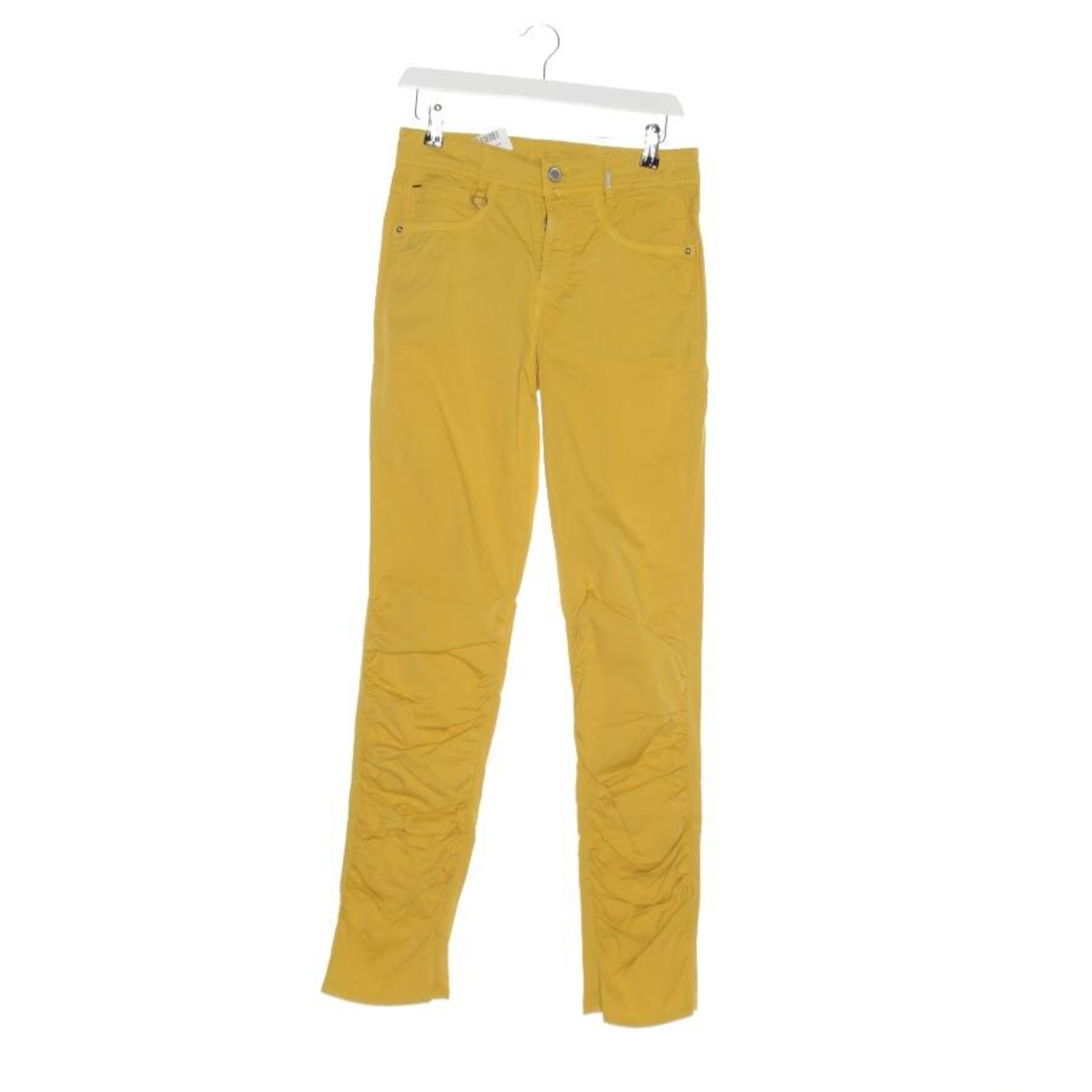 High Use Pants in S in Yellow: front