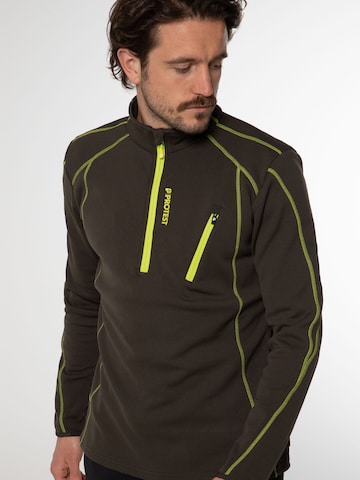 PROTEST Athletic Sweatshirt 'HUMANS' in Green